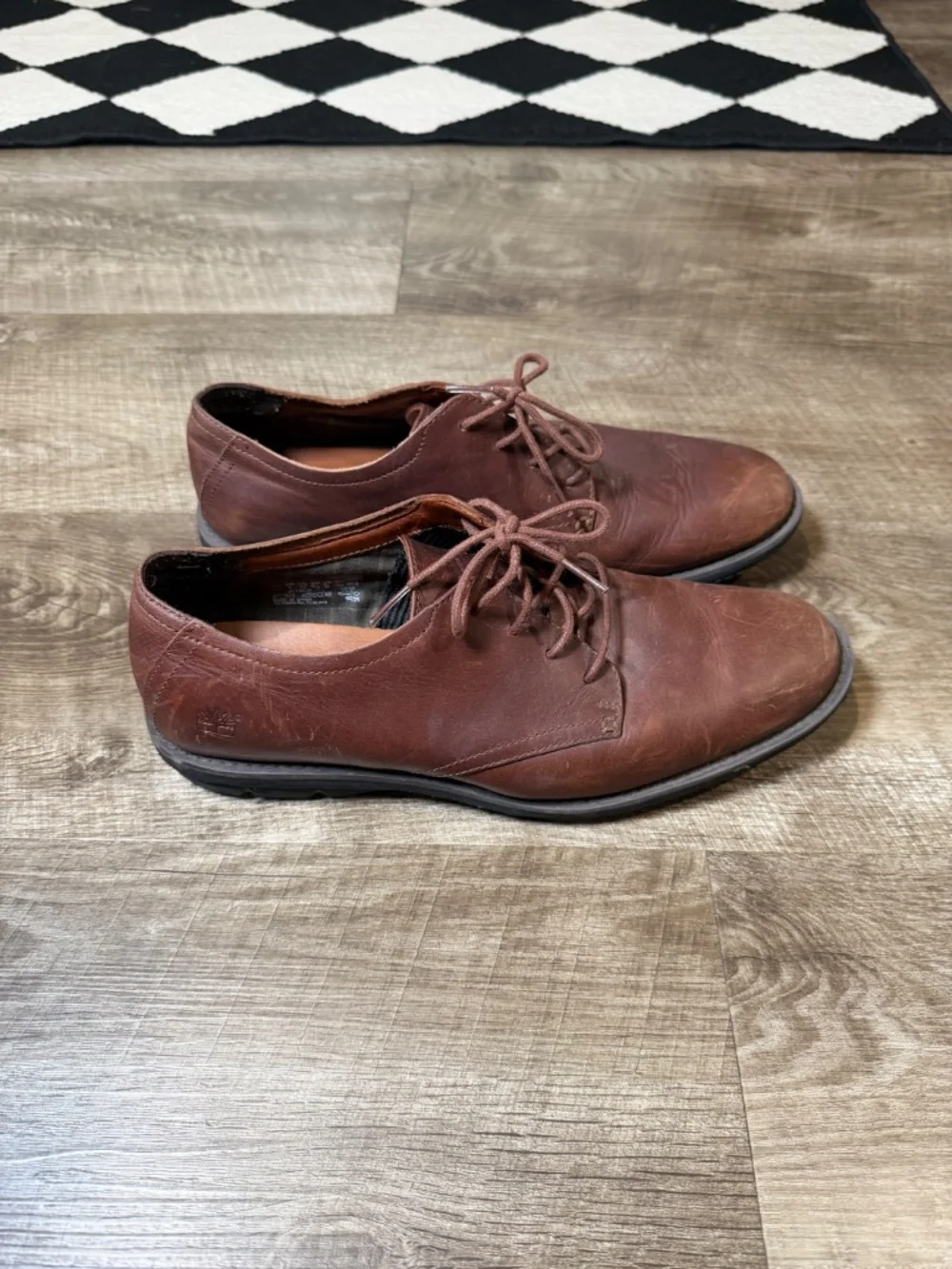 Timberland SensorFlex Brown leather lace up oxfords men’s size 8